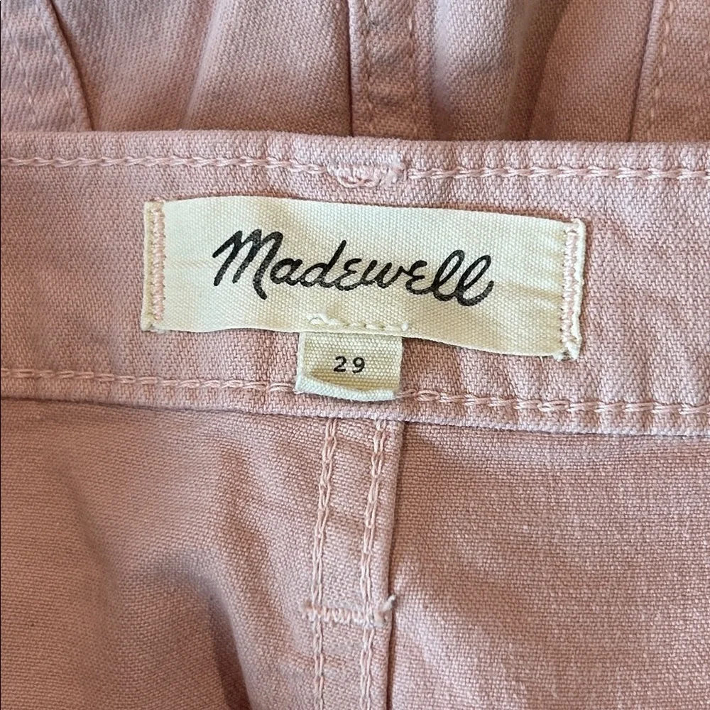 Madewell blush pink high rise crop jeans size 29